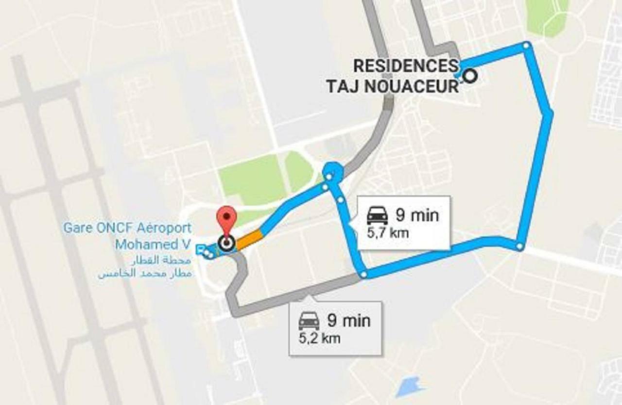 Short Stay Apartment Aeroport Casablanca Nouaceur Buitenkant foto